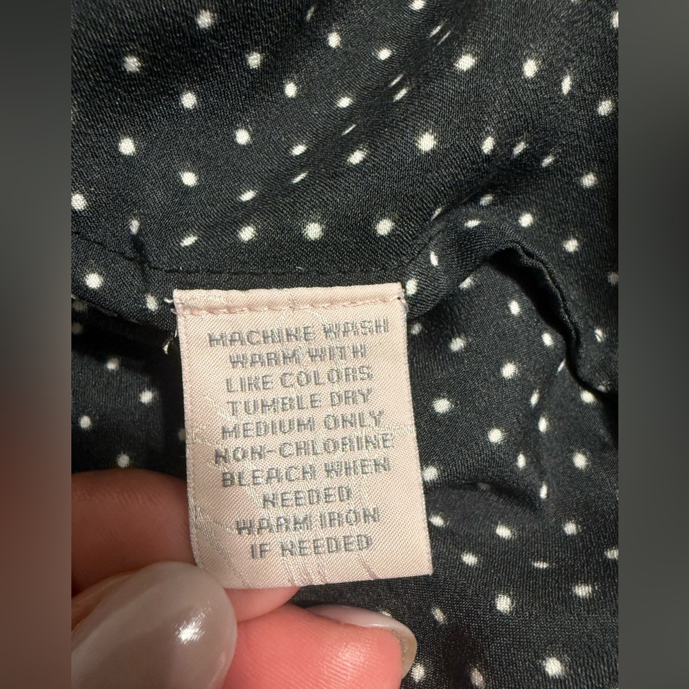 Cabernet Black and White Polka Dot Fabric - Picture 5 of 14